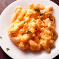 Mac-N-Cheese · Creamy cheesy goodness.