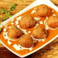 Malai Kofta · Indian cottage cheese dumplings simmered in a rich creamy sauce.
