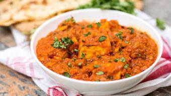 Paneer Tikka Masala · Indian cottage cheese cubes grilled to perfection and cooked in a silky creamy tomato gravy.