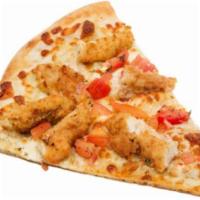 Chicken Tomato Pizza Slice · 