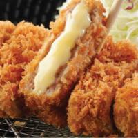 Cheese Chicken Katsu · Eel sauce and spicy mayo with white rice.