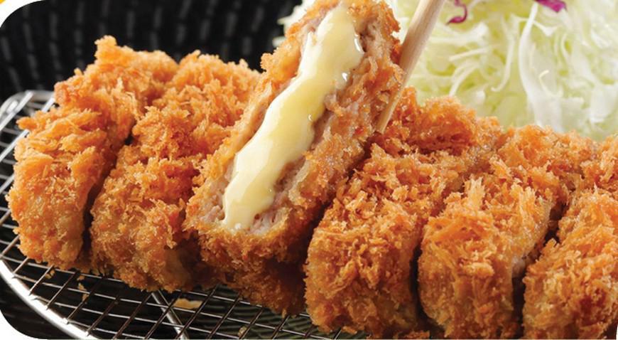 Cheese Chicken Katsu · Eel sauce and spicy mayo with white rice.