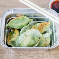 Pork Dumplings 猪 · Fresh pork, cabbage and corn. All ingredients can not be change. 