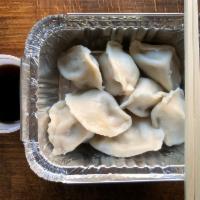 mini Pork and Mushroom Dumpling  小饺 · 8pcs boiled dumplings. Fresh pork and mushroom. Perfect snack size and also great for kids. ...