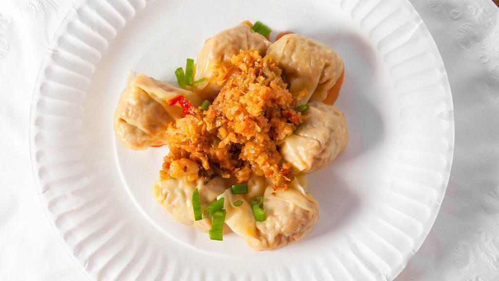Spicy Shrimp Pork Wonton 虾馄炖  · Fresh shrimp, pork, cabbage wontons in two styles. Mixed with house made sauce. 