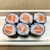Sake Salmon Maki  · King salmon roll.