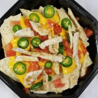 Chicken Bowl · Chicken, jalapenos, cheese, and tomatoes.