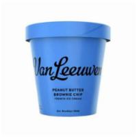 Van Leeuwen Peanut Butter Brownie Chip (14 oz) · Nothing makes us happier than this Peanut Butter Brownie Chip Ice Cream. To our peanut butte...