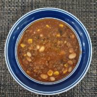 Cactus Chili  · Southwestern chili combining savory cactus, ground beef, diced tomatoes, onions, corn, North...