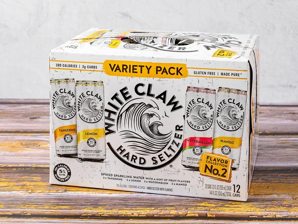 White Claw Variety Pack, 12 Pack 12 oz. Can Hard Seltzer · 5.0% alcohol by volume. Must be 21 to purchase.