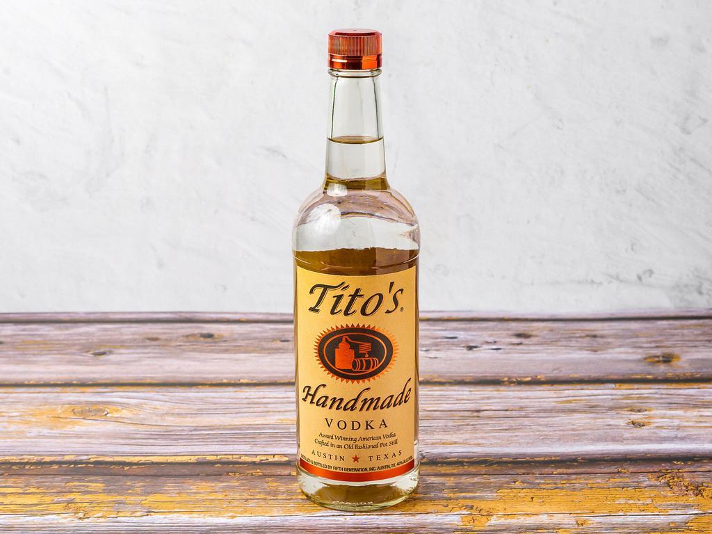 1 Liter 1 Liter Tito's Vodka  · 40.0% ABV. Must be 21 to purchase.
