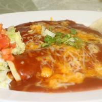 Enchiladas · 2  Enchiladas, red sauce only