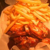 15 Wings Combo · Served with fries and drink.
