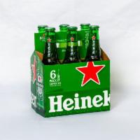 6 Pack of Bottled Heineken Beer  · Must be 21 to purchase. 12 oz. 5.0% ABV. 