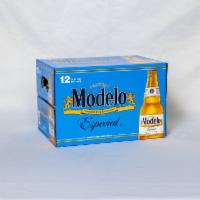 12 Pack Bottled Modelo Especial Beer  · Must be 21 to purchase. 12 oz. 4.4% ABV. 