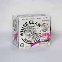 6 Pack of Canned White Claw Black Cherry, Hard Seltzer · Must be 21 to purchase. 12 oz. 5.0% ABV. 