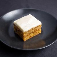 Cindy's Eight Spice Pineapple Carrot Cake (V) · Tropical pineapple and coconut hints in classic carrot cake with cream cheese frosting. Cont...