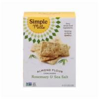 Simple Mills Almond Flour Rosemary Sea Salt Crackers (4.25 oz) · 