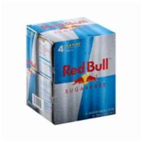 Red Bull Energy Drink Sugar Free (8.4 oz x 4-pack) · 