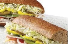 The Veggie · Layers of Provolone Cheese, your choice of Mayo, Lettuce, Tomatoes, Onions, Bell peppers, Ba...