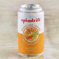 Spindrift Sparkling Mango Orange · 10 Cal. Sparkling Water with fresh squeezed orange and alphonso mango puree. Allergens: none