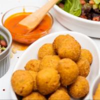 Hushpuppies · Deep-fried flavorful balls of seasoned cornmeal ＆ spices!
