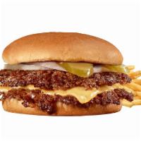 Original Double 'n Cheese Steakburger 'n Fries · Our most popular Steakburger! Two hot-off-the-grill Steakburgers with American cheese on a t...