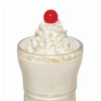 Vanilla Milkshake · Irresistible, thick, hand-dipped Vanilla Milkshake made with real milk. Topped with whipped ...