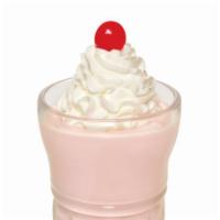 Strawberry MIlkshake · A cool, satisfying, classic shake full of strawberry flavor made with real milk. Topped with...
