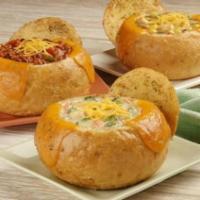 Chili Bread Bowl  · Hearty chili and melted cheddar cheese in a gourmet bread bowl.