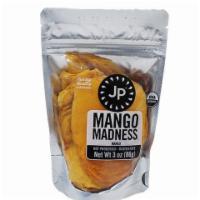 JP Mango Madness (3 oz) · JP Favorite! The juiciest organic dried mango, plain and simple!