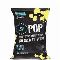 JP POP Truffle Popcorn (0.88 oz) · JP Favorite! Organic White Truffle Popcorn with Himalayan Salt