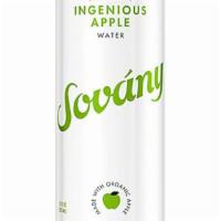 Sovany Apple Sparkling Water (12 oz) · Sparkling water with organic juicy apples to create a crisp, bold flavor. $1.99/can.