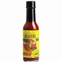 JP Jalapeno Hot Sauce (5 oz) · JP famous hot sauce w/ spicy jalapeno peppers for an added kick!