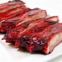 18. BBQ Spare Ribs · A cut of meat from the bottom section of the ribs.