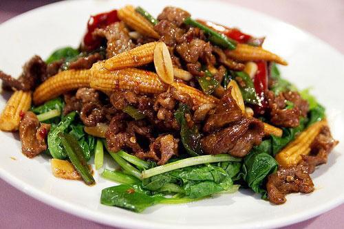 66. Szechuan Fresh Pork · Hot and spicy.