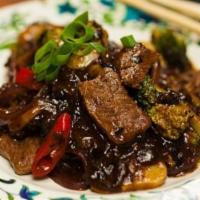 72. Beef with Black Bean Sauce · 