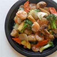 79. Shrimp with Chinese Vegetables · 