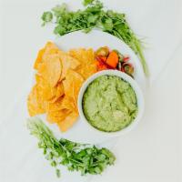 Chips & Guacamole · House-made guacamole served with non-GMO tortilla chips