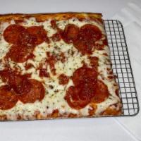 4 Slice Squares · Authentic Buscemi's square pizza topped with quality mozzarella cheese, pepperoni, a dash of...