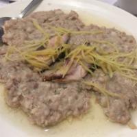 Steamed Salted Fish with Pork Mince · 