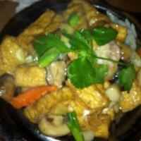 Seafood with Tofu Clay Pot · 