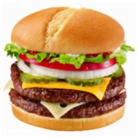 1/4 lb. Cheese Grillburger Combo · One 1/4 lb. 100% beef burger topped with melted cheese, thick-cut tomato, crisp chopped lett...