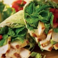 Caesar's Chicken Wrap · A natural leader, this wrap rules with sliced, grilled chicken breast, Parmesan, tomatoes, r...