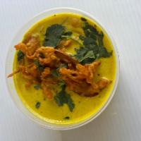 Punjabi Kadhi · Deep fried fritters are dunked in a yogurt based curry made with besan gram flour and spices...