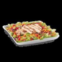 Grilled Chicken BLT Salad · Served with your choice of Marzetti dressing and topped with grilled chicken,  chopped tomat...