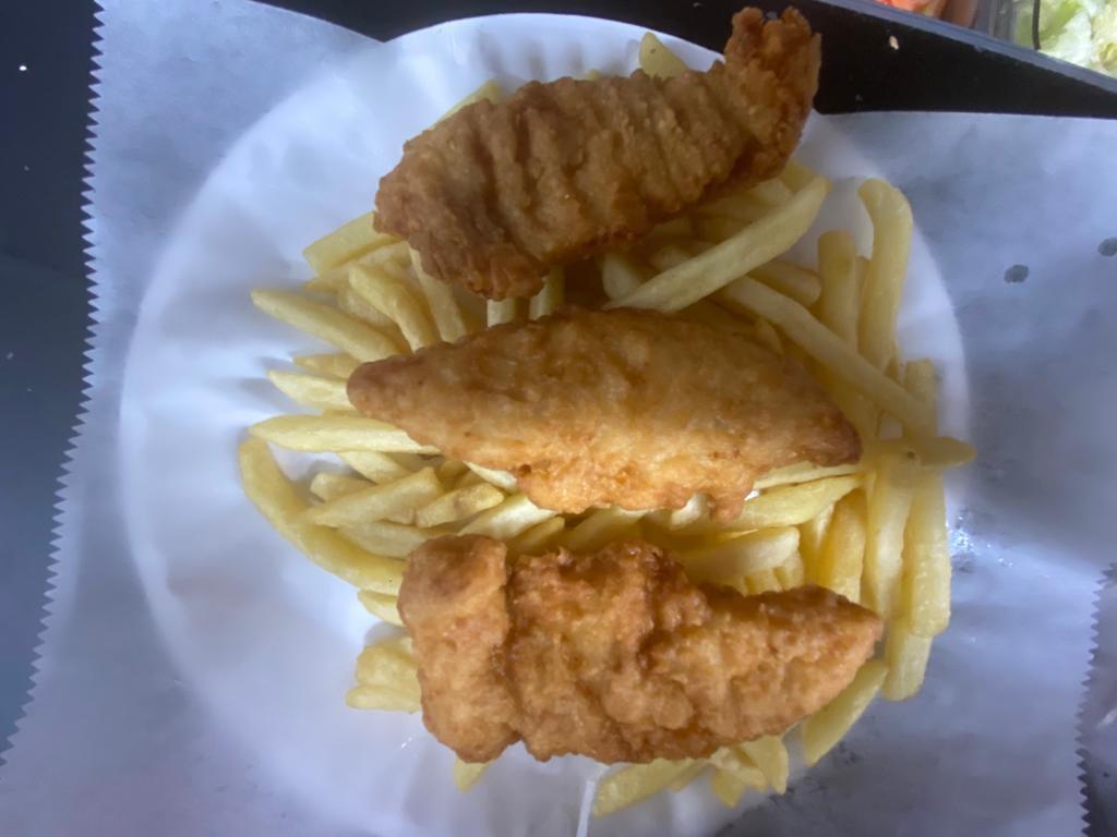 3 Pcs Chicken Tender Combo · 3 Pcs Chicken Tender, Fries and Soda