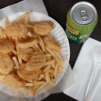 6 Pcs Chicken Nuggets Combo · 6 Pcs Chicken Nuggets, Fries, & Soda