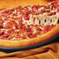 The Meat Pizza · Beef pepperoni, spicy Italian sausage, gyro meats, ground beef .