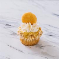 Banana Pudding Cupcake · Our Classic cupcake filled with Banana Pudding also spread on top of our cupcake rolled in N...